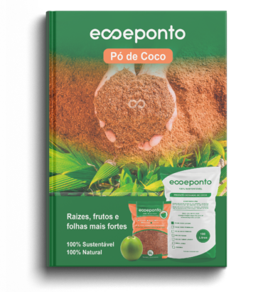 Pó de coco para Plantas